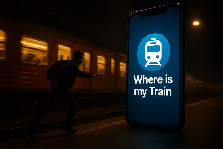 ഇന്റർനെറ്റും GPS-ഉം ഇല്ലാതെ ഒരു ട്രെയിനിനെ ട്രാക്ക് ചെയ്ത ആപ്പ്! 'Where is my Train'-ന്റെ കഥ.